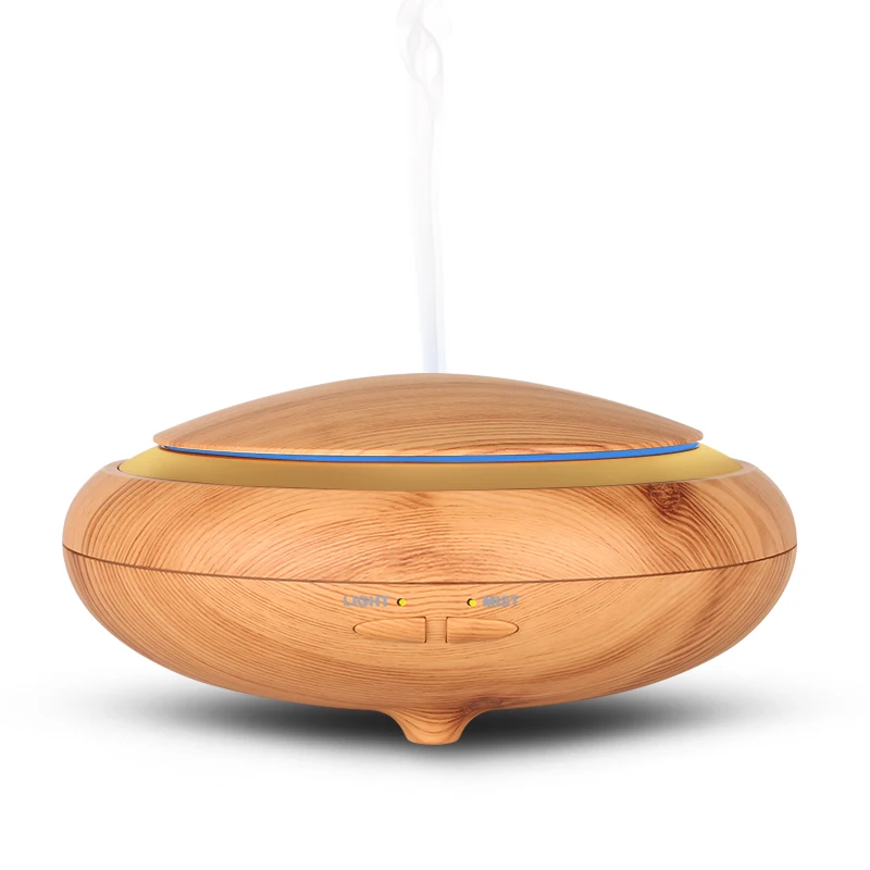 200ML Wooden Aromatherapy Humidifier Aroma Diffuser Air Purifier Color