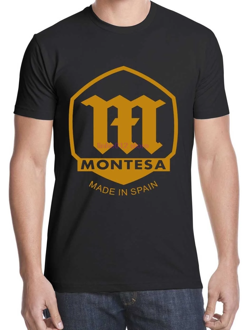 

Montesa Espana Motorcycles logo Mans free shiping t-shirt size S -2XL