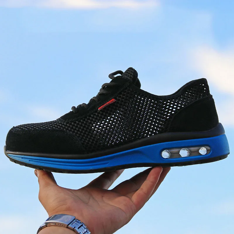 Protective shoes AIR breathable safety shoes men's Lightweight steel