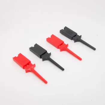 

10pcs Convenient Fine Test Clip Mini Grabber SMD IC Hook Probe Jumper