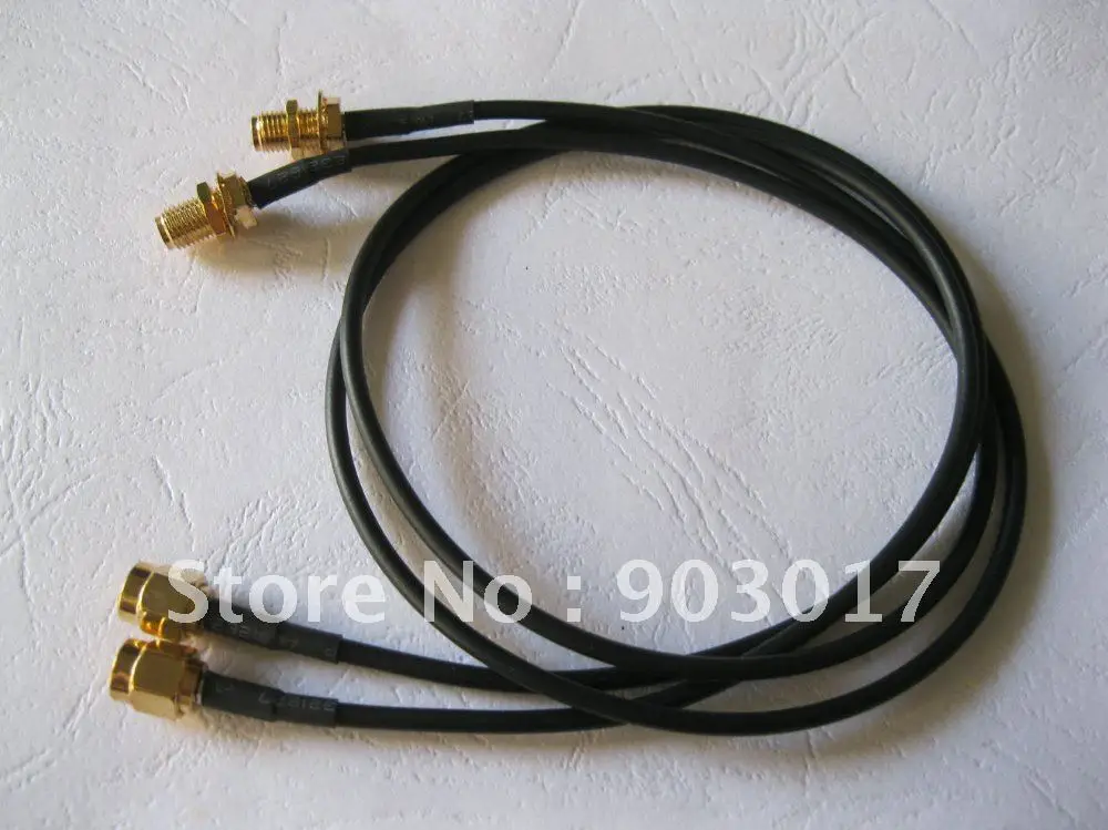 50cm Antenna RP-SMA Coaxial Cable for WiFi Router 6 pcs per lot hot sale | Обустройство дома