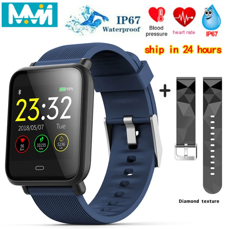 

Smart Bracelet Q9 Sport Fitness Tracker Multifunction Q9 Waterproof Wristband Watch For iOS Android 1.3 inch Color Screen
