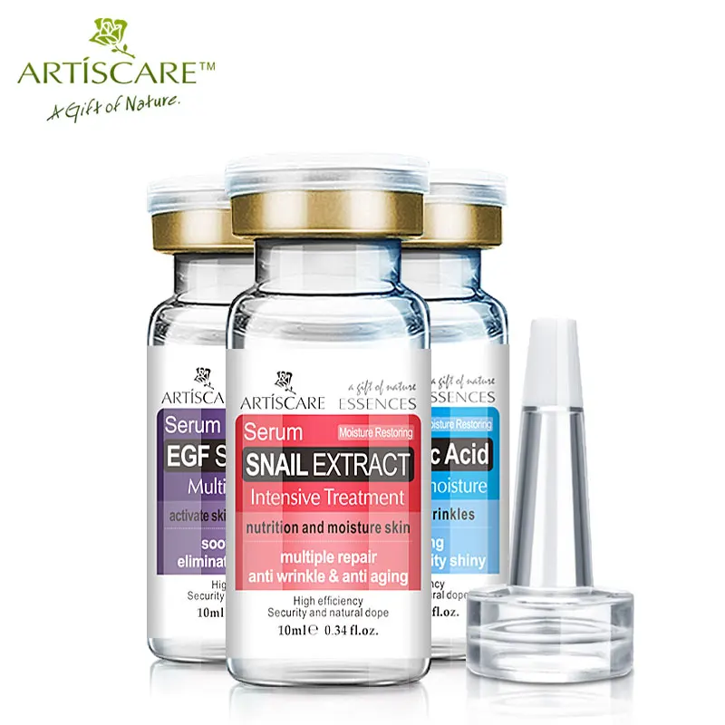 Online Artiscare Serum untuk Wajah Whitening Anti Winkles 8 Pcs lot Asam Hyaluronic Esensi Vitamin C Serum Wajah Perawatan Kulit