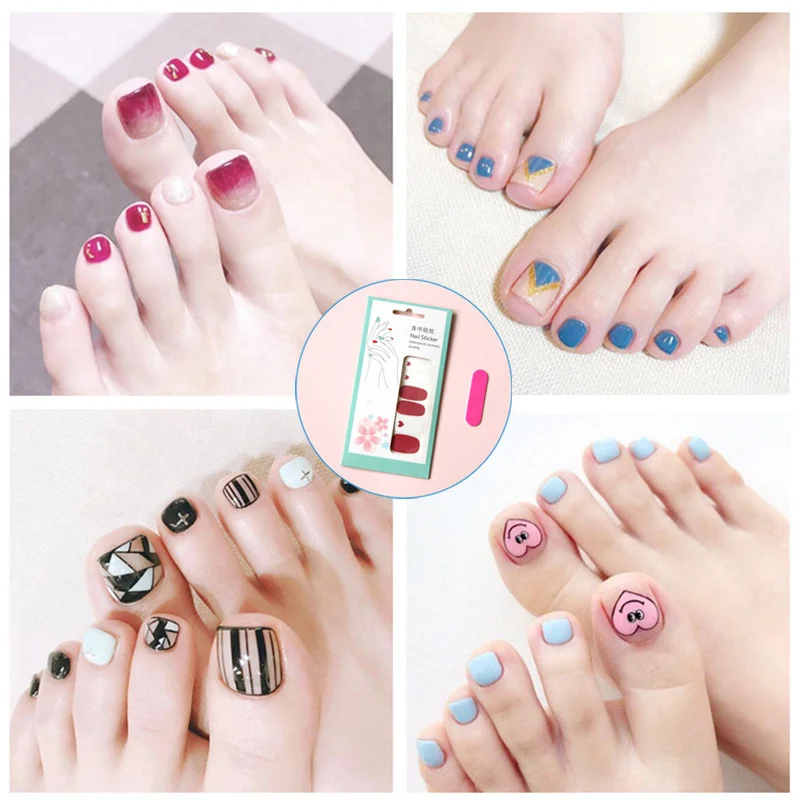 

1 Sheet Toenail Sticker Waterproof Stars Moon Pattern Toenail Decals Nails Decor DIY New Fashion Stars Moon Foot Sticker