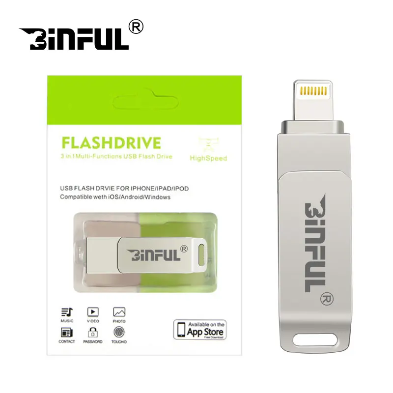 

fashion usb2.0 otg for iPhone usb flash 8GB 16GB 32GB 64GB 128GB 256GB pendrive u disk