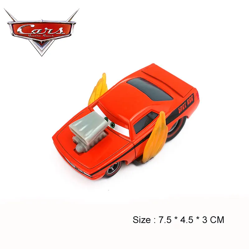 Disney Pixar Cars 2 Toy модель автомобиля из сплава барсук пламя слизни синий диджейский