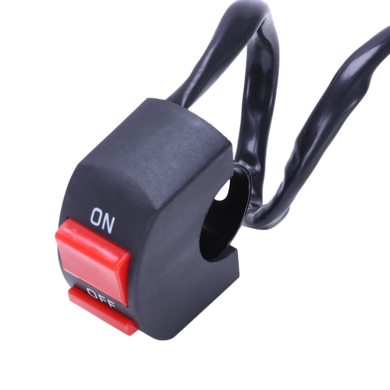 Motorcycle Handlebar Mount Hazard Light On / Off Switch