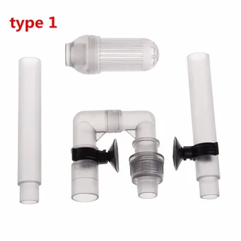 

Hot HW-602B/HW-603B Water Inflow Outflow Tube Pipe Fish Tank Aquarium Filter External Parts Inlet Outlet Accessories Set C42