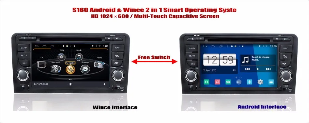 Cheap Liislee Car Android Multimedia For Audi A3 S3 2003~2013 Radio CD DVD Player GPS NAV Navi Navigation Audio Video Stereo System 5
