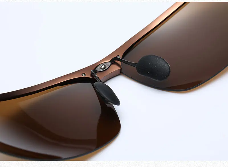 Антибликовые поляризованные мужские солнцезащитные очки алюминиевые мужские для вождения рыбалки спортивные оттенки мужские солнцезащитные очки Классические солнцезащитные очки