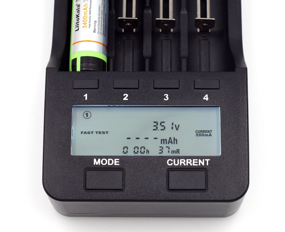 Fasttest mode operation display.