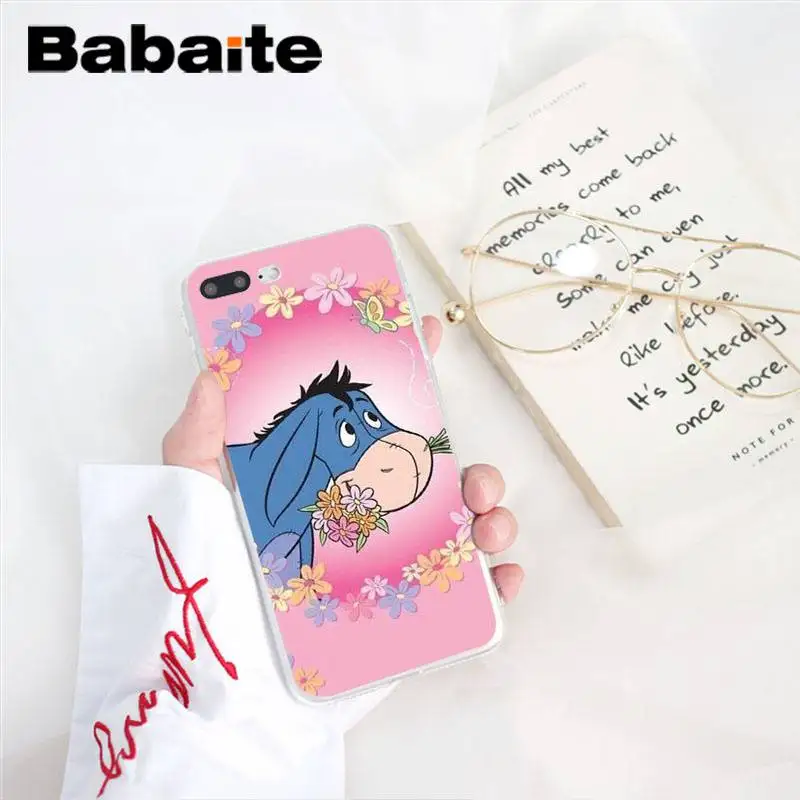 Babaite Baby Eeyore Donkey специальный чехол для телефона для iPhone 8 7 6 6S Plus 5 5S SE XR X XS MAX 10 11 11pro 11promax