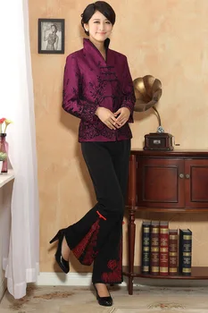 

Chinese Traditional Jacket Women Cotton Coat Lady Tops Size M-3XL
