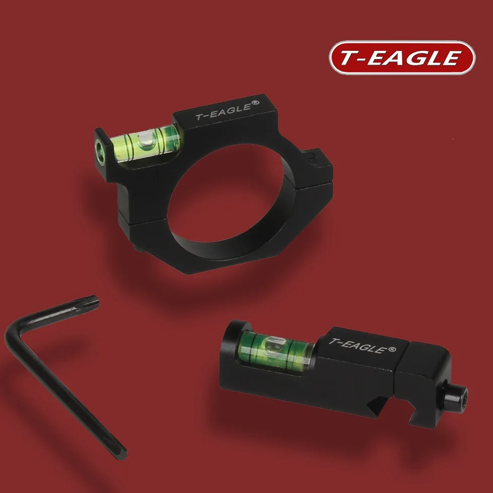 

T-EAGLE Metal Spirit Bubble Level for 34mm Rail Tube Sight Riflescope Scope Laser Ring Mount Holder Tactical Optics Laser Sight