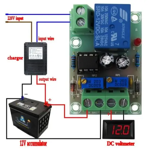

12V/24V 6-60V Battery Charging Control Board Charger Power Supply Switch Module