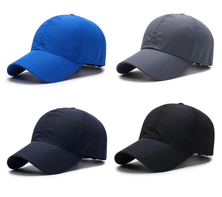 [AETRENDS] Men Women 2017 Summer Snapback Quick Dry Mesh Baseball Cap Sun Hat Bone Breathable Hats Z-5109
