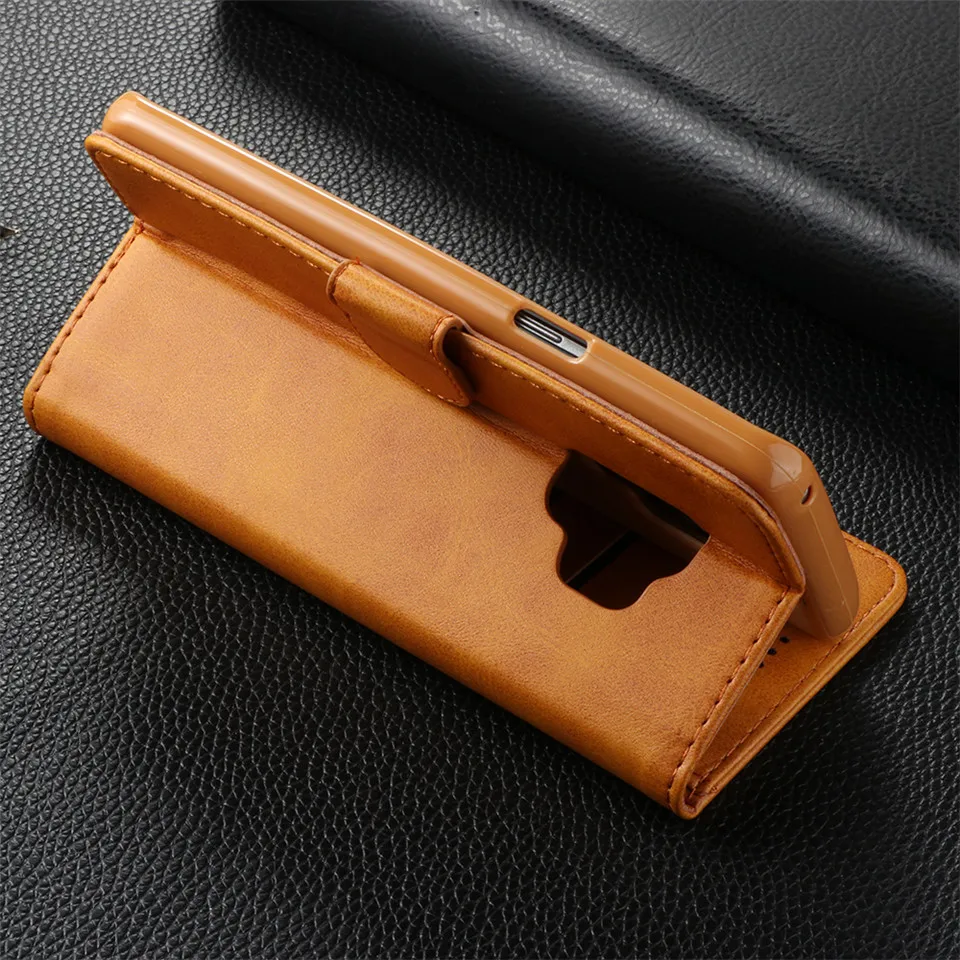 Роскошный кожаный флип чехол для samsung Galaxy S10 lite S9 S8 J4 J6 плюс A50 A70 A20e Note9 A6 A7 A8 A9 бумажник чехол