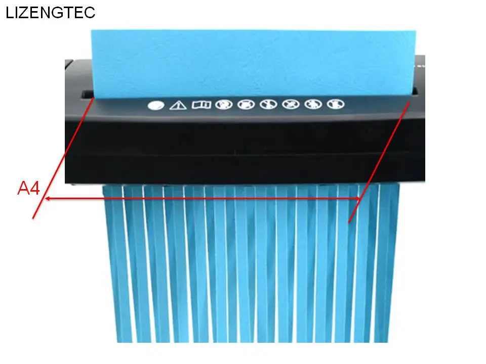 LIZENGTEC дизайн многофункциональный A4 Электрический бумажный шредер 2 уровня секретности 6,8 мм