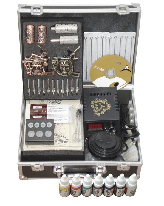 TK022 Professional Complete Tattoo Kit Tattoo Starter Set Body Art kit