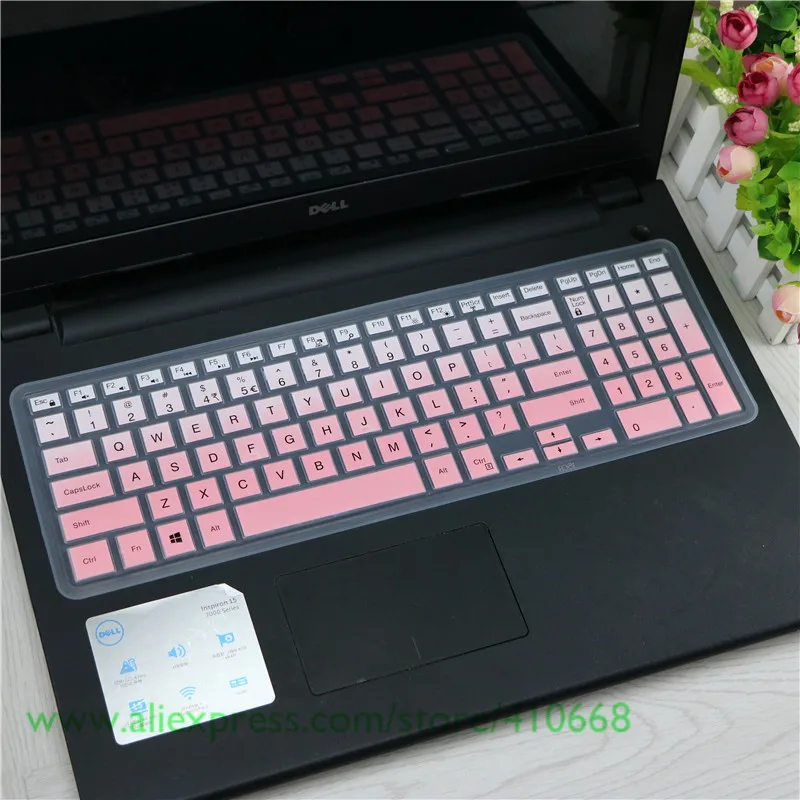 Для Dell Inspiron 15 15PR 5577 3551 3565 3567 3568 3580 Φ Skin|Чехлы для клавиатуры| |