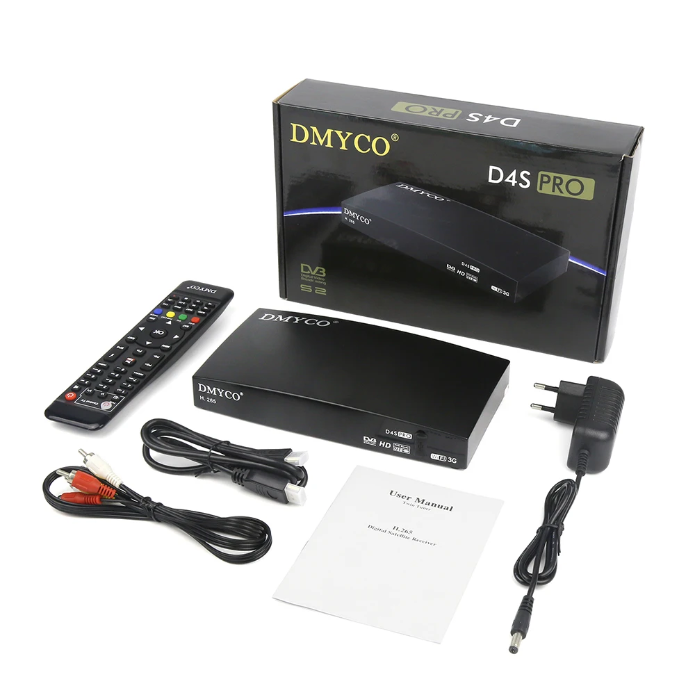 DMYCO D4S PRO TV Receptor DVB S/S2 спутниковый ресивер Поддержка YouTube BissKey + 1 год Европейский
