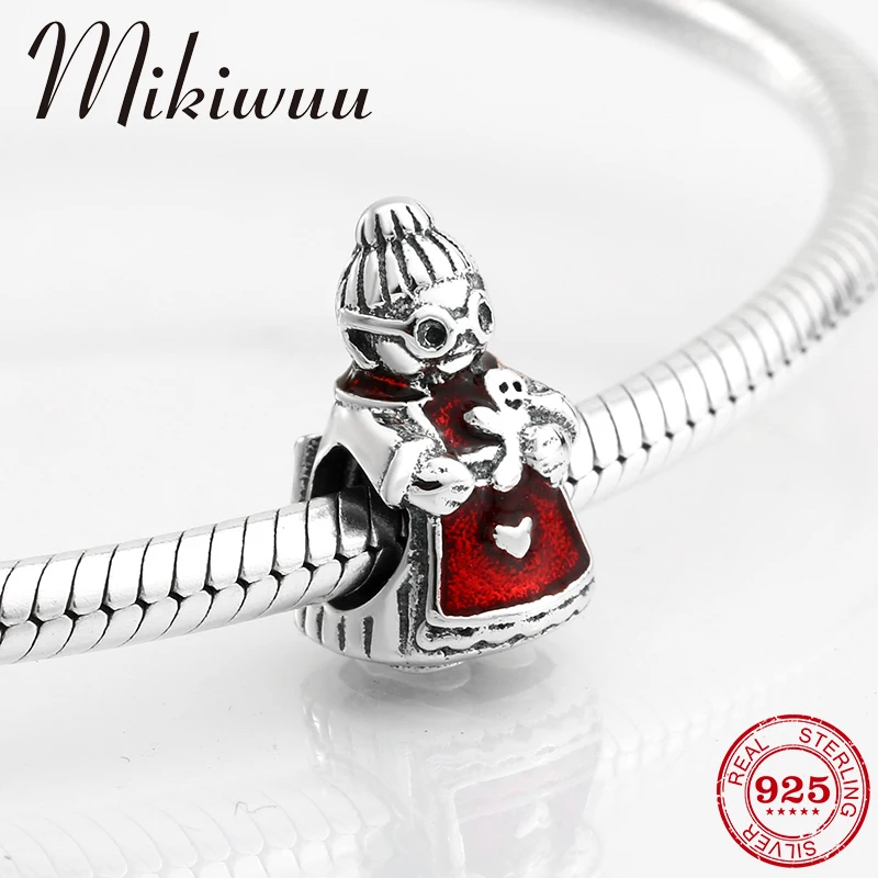 

Christmas series 925 Sterling Silver Warm Christmas granny bead Jewelry making Fit Original Pandora Charm Bracelet