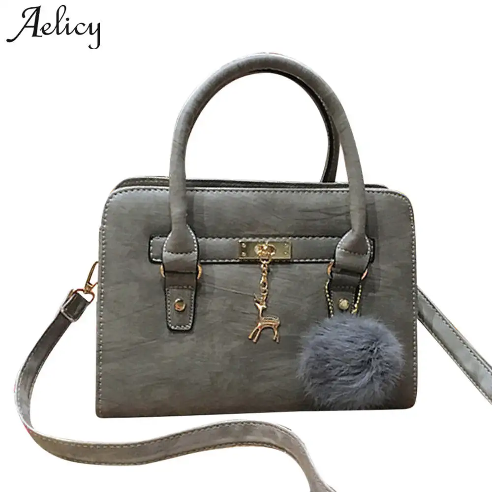 Koop Aelicy Luxe Tassen Handtassen Vrouwen Bekende Merken PU Leer Mode Top Handvat Tassen Solid Crossbody Tassen voor Vrouwen sac een belangrijkste