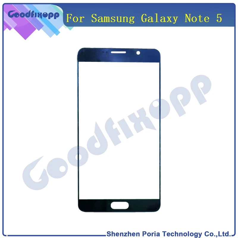 SM0028  For Samsung Galaxy Note 5 High Quality Outer Front Screen Glass Panel Lens Glass Lens Replacement With Free Shipping (4)