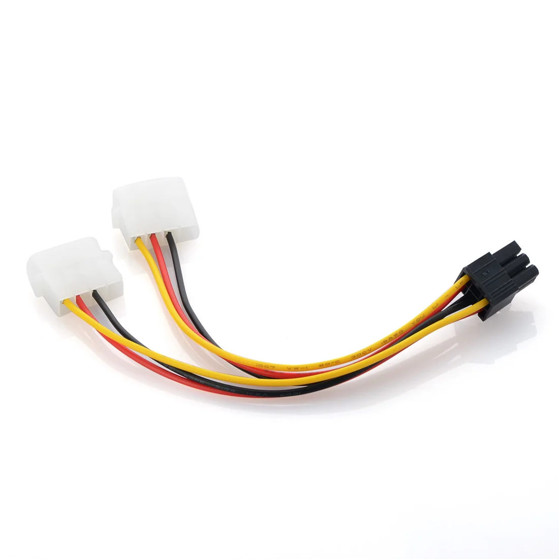 8 28 распродажа! Двойной большой 4pin до 6pin кабель адаптера питания PCI E видеокарта