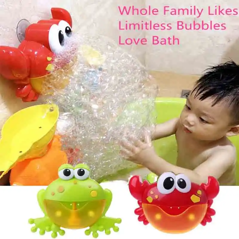 frog that makes bubbles in bath