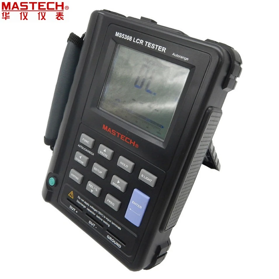 Новинка 2017 года MASTECH MS5308 LCR метр Портативный Авто Диапазон Высокая