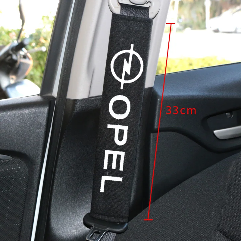 2 шт. новые автомобильные защитные накладки на сиденья для автомобиля opel с логотипом для Opel защита от мягких наплечных ремней безопасности автомобиля чехол на ремень