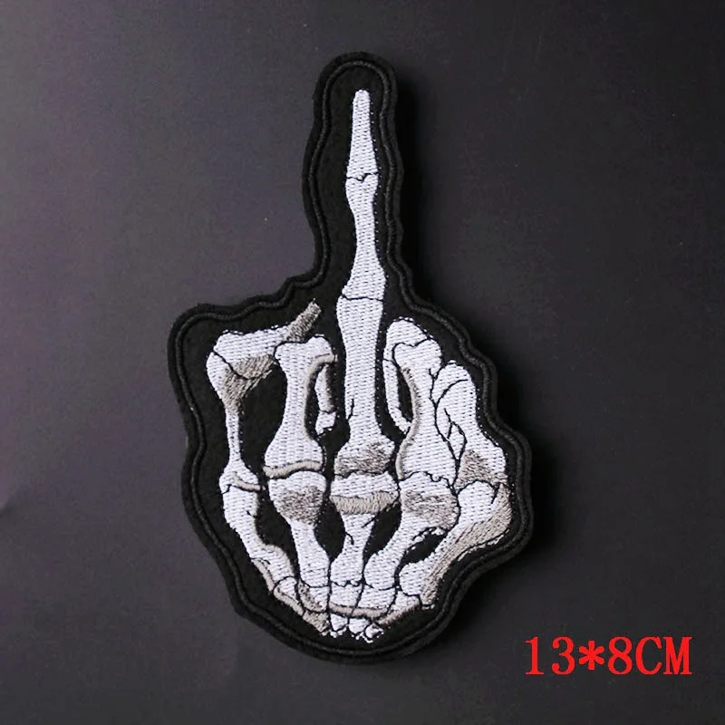 Prajna DIY патчи с утюгом на ленте железные вышитые военные значки НЛО хиппи череп для