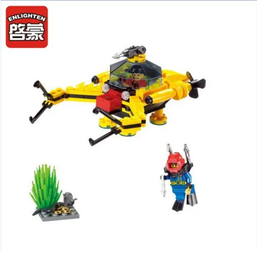 Enlighten модели Здание игрушка Совместимость с LEGO Лего Legos Конструктор E1214 128блок