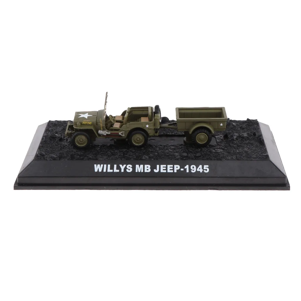 1:72 Willys MB Jeep Модель WWII США армейская модель автомобиля домашний коллекционный