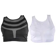 Сексуальный женский сетчатый дышащий Быстросохнущий Фитнес-беговой жилет для йоги, спортивные бюстгальтеры для спортзала, фитнеса, Женский бесшовный мягкий жилет, майки s m l xl