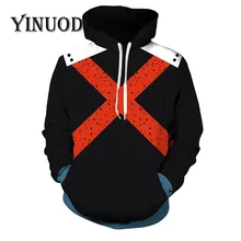 Fans Wear My Hero Academia Sweatshirt  - Katsuki Bakugo Hero Academia Cosplay Costumes Hoodie
