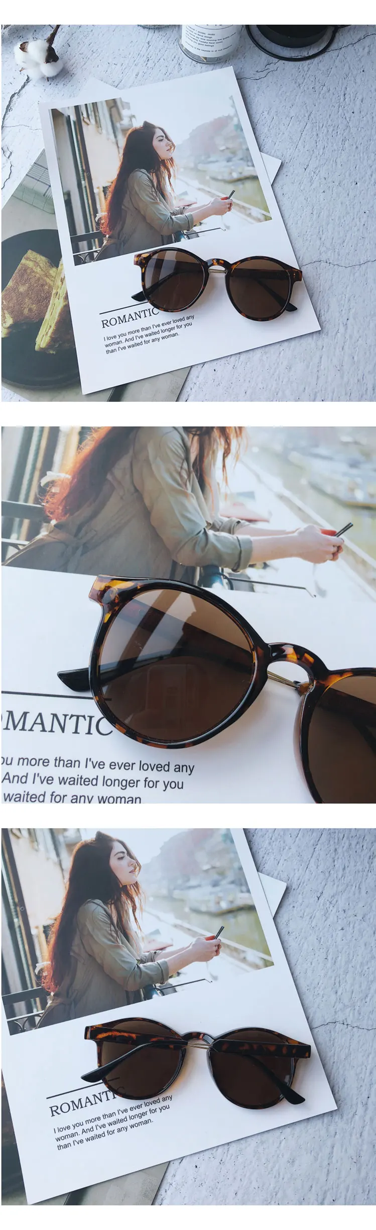 HUHAITANG ретро круглые солнечные очки Женская винтажная, брендовая, дизайнерская женская солнцезащитные очки высокого качества Роскошные уличные солнечные очки для леди