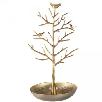 

2x Bird Tree Earrings Bracelet Necklace Jewelry Holder Display Show Stand Rack