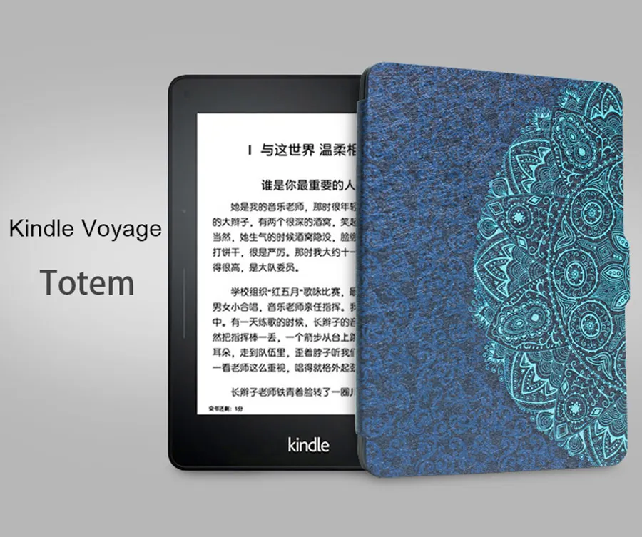 WALNEW, чехол для Amazon Kindle Voyage, 6 дюймов, чехол для электронной книги, светильник, высокое качество, чехол из искусственной кожи, Автоматический Режим сна/пробуждения