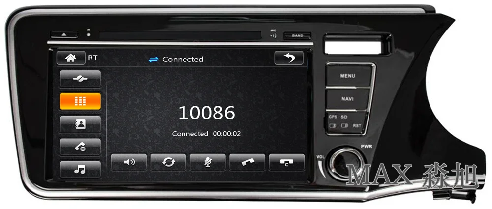 Excellent MAX 2 din 8" Car DVD Player For Right Driving Honda City Radio RDS GPS Navigation System Free Map 3G 1080P Bluetooth call/music 9