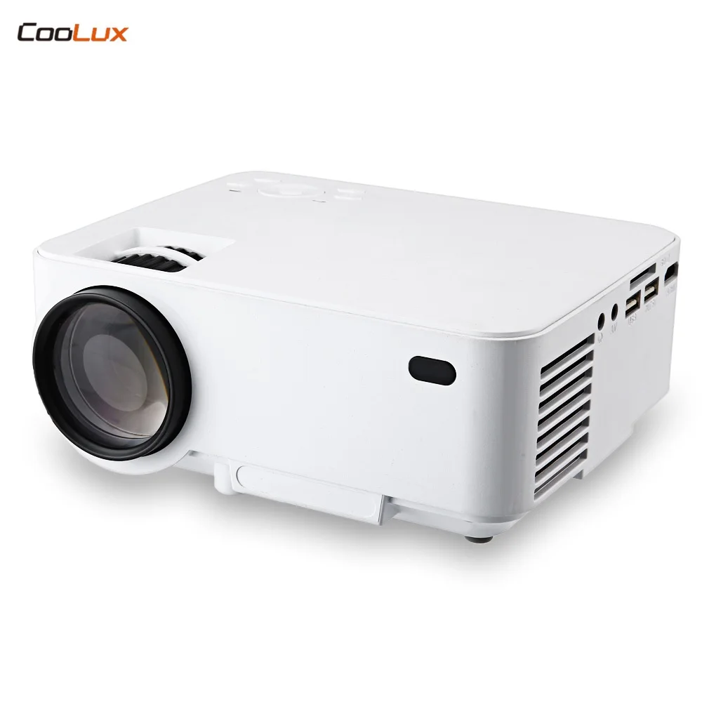 

RUISHIDA M1 Ultimate 1500 Lumens 800 x 480 Pixels Android Projector with LAN Port HDMI SD Card Slot for Home Office Education