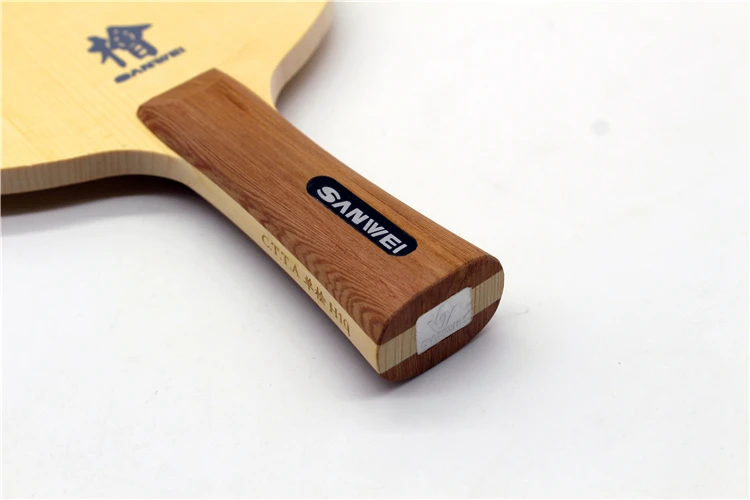 Оригинальный SANWEI H10 (1 Ply HINOKI) лезвие для настольного тенниса твердое Cypress Пинг Понг