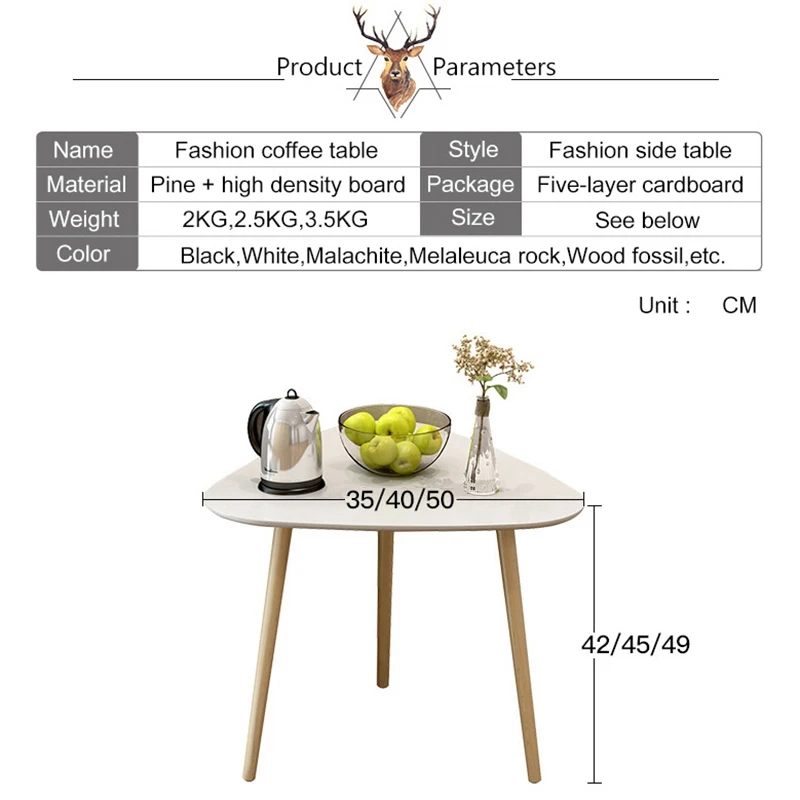 Modern minimalist Coffee Table living room creative Small Tea Table Sofa Side Table bedroom Bedside Table Home Furniture