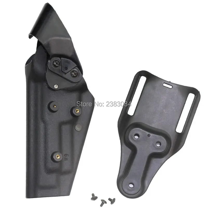 

Tactical Airsoft Pistol Holster Ipsc Outdoor Belt Waist Hand Gun Holsters Hunting Accessories M9 92 96 Black