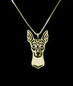 

DAGNGAO Newest Handmade Fox Terrier Ears Up Pendant Necklace women choker necklace cute Dog Jewelry Pet Lovers Gift