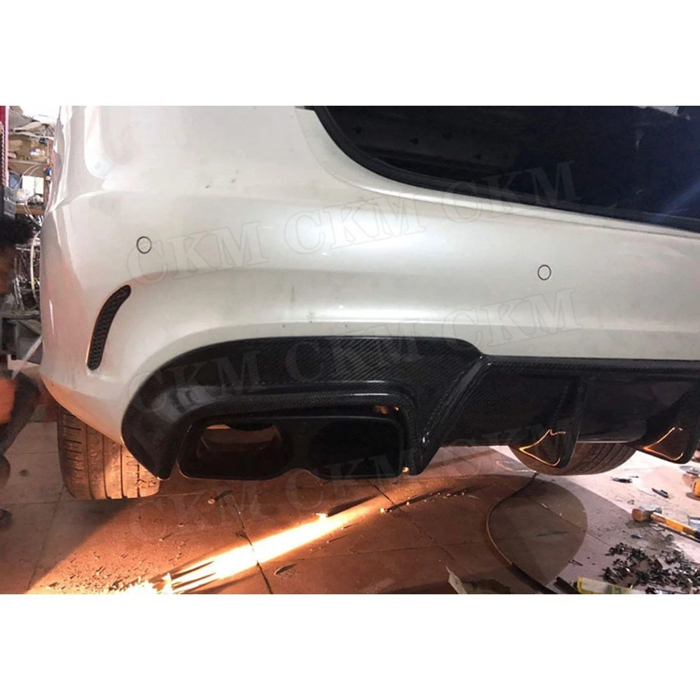 Спойлер для заднего бампера из углеродного волокна Benz E Class E260 E300 E400 E63 AMG 2014 2015 2016
