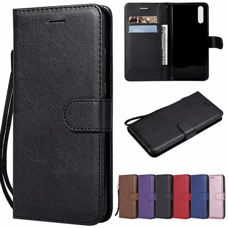 

RISIEA Leather Flip Wallet Phone Case For Huawei P8 P9 P10 P20 Lite Pro 2017 P Smat Case For Huawei mate7 8 9 10 Lite Pro Case