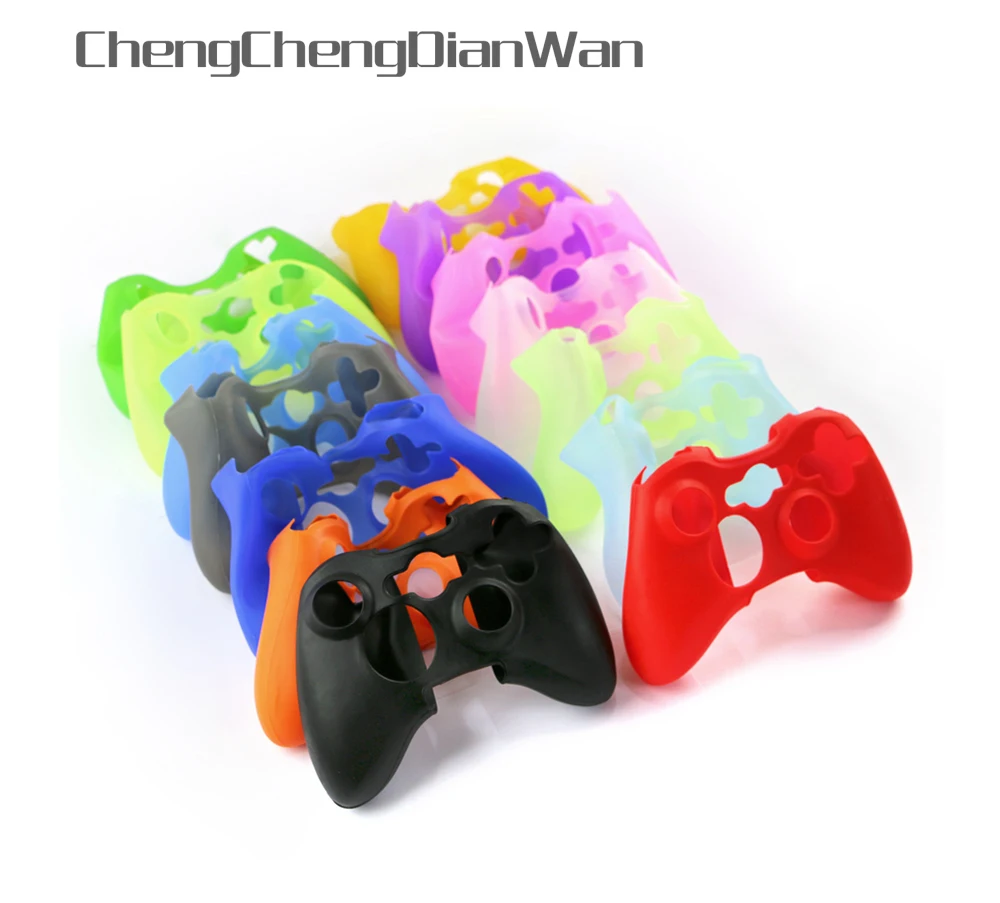 

ChengChengDianWan multi-colors silcone case silicone skin case for xbox360 xbox 360 controller 50pcs/lot