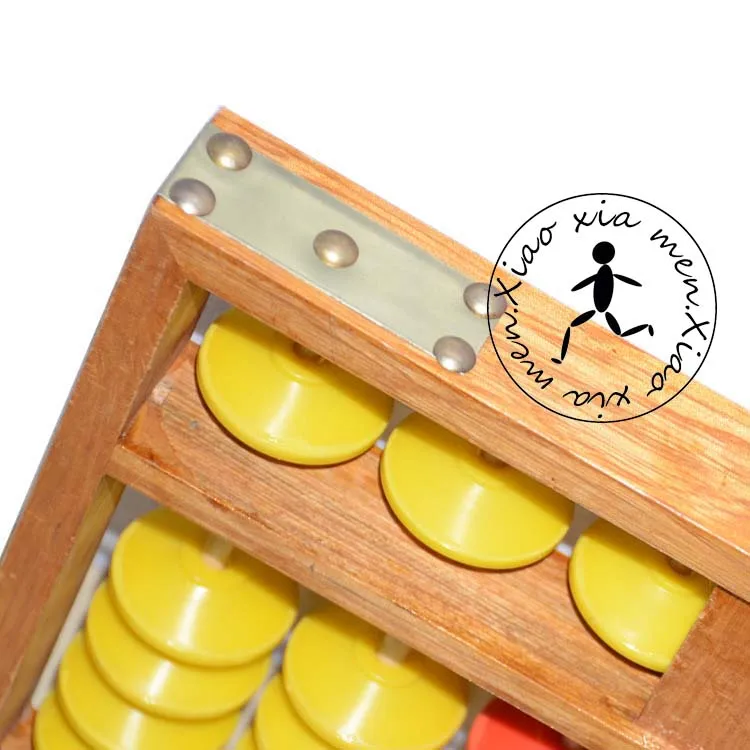 Высокое качество 13 Колонка деревянная вешалка большой размер NON-SLIP Abacus китайский соробан, инструмент в математике образование для учителя XMF018